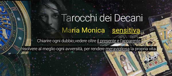 Maria Monica sensitiva cartomante consulto al telefono